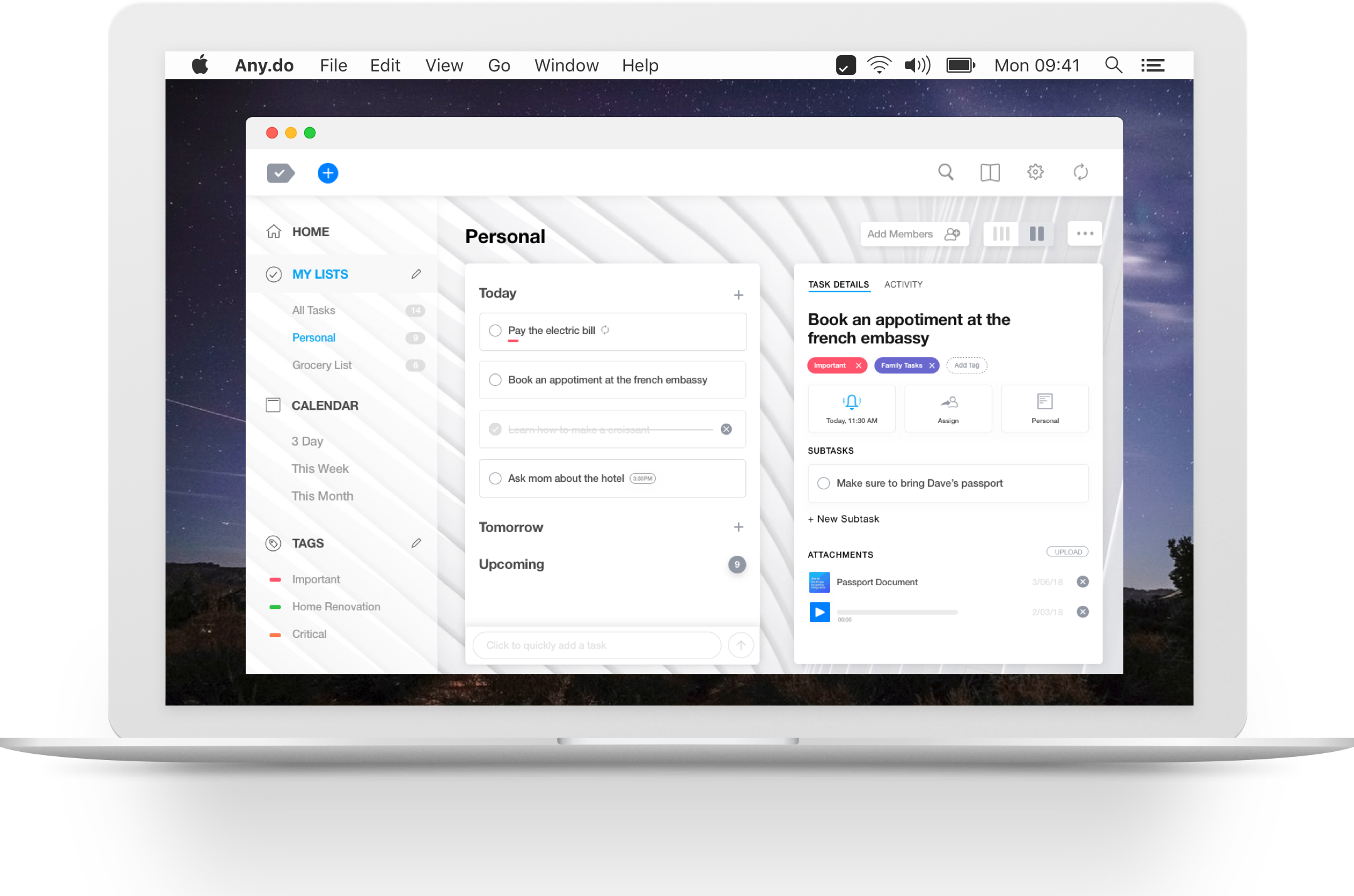 Mac Desktop App For Daily What To Do 2019